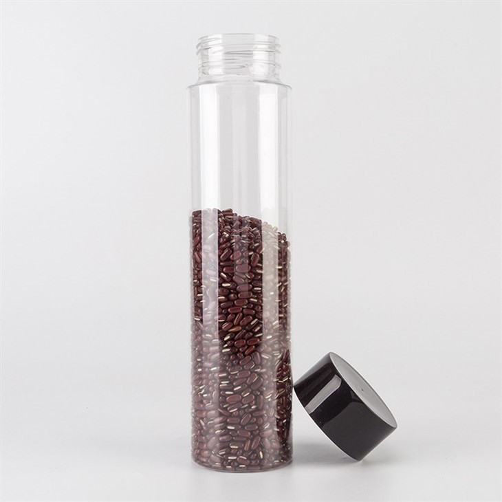 Red Plastic Bean Storage Jars